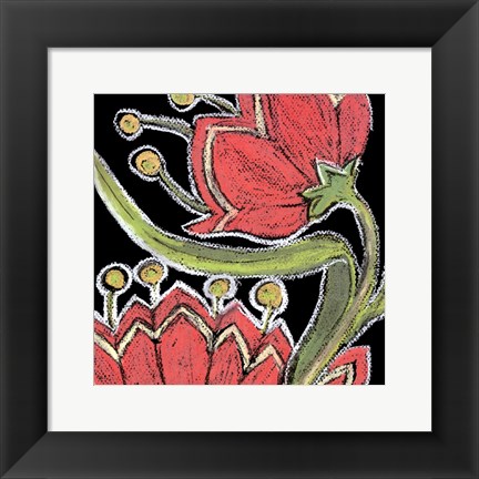 Framed Flower Song IV Print