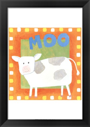 Framed Moo Print