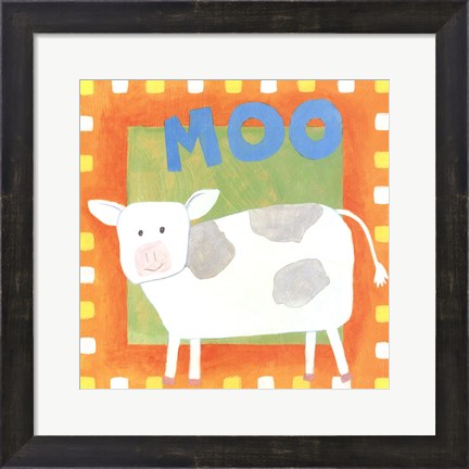 Framed Moo Print