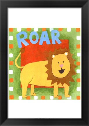 Framed Roar Print