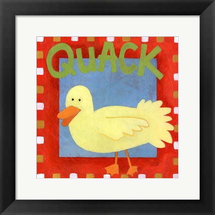 Framed Quack Print