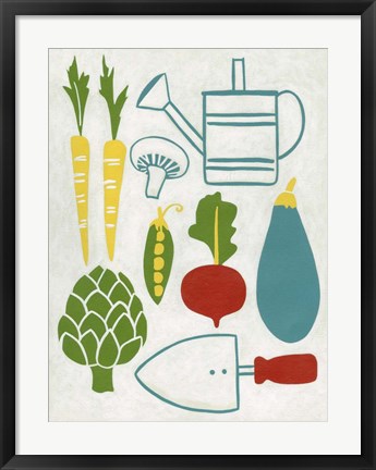 Framed Sunday Garden Print