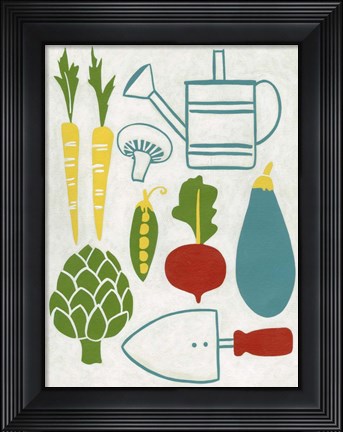 Framed Sunday Garden Print