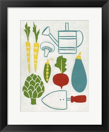 Framed Sunday Garden Print