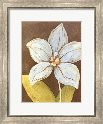 Framed Orchid &amp; Earth II Print