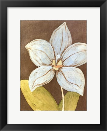 Framed Orchid &amp; Earth II Print