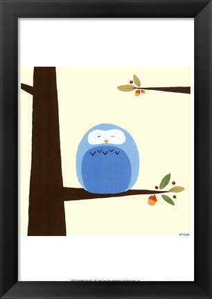 Framed Orchard Owls III Print