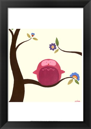 Framed Orchard Owls IV Print