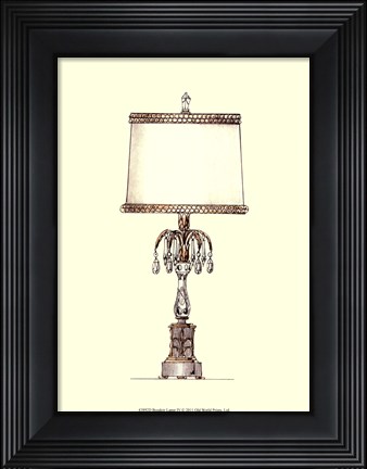 Framed Boudoir Lamp IV Print
