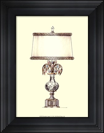 Framed Boudoir Lamp V Print