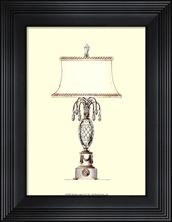 Framed Boudoir Lamp VI Print