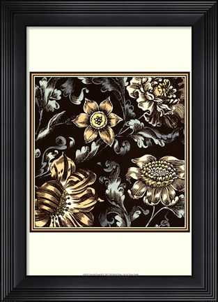 Framed Fanciful Floral III Print