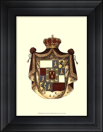 Framed Regal Crest II Print