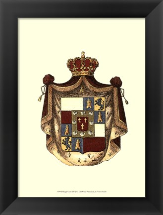 Framed Regal Crest II Print