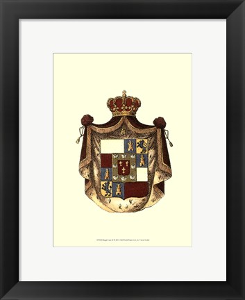 Framed Regal Crest II Print