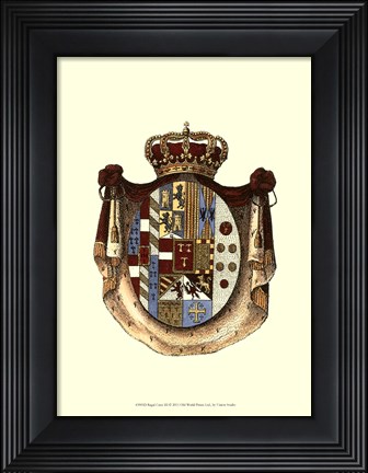 Framed Regal Crest III Print