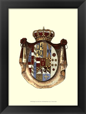 Framed Regal Crest III Print