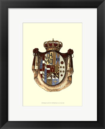 Framed Regal Crest III Print