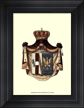 Framed Regal Crest IV Print