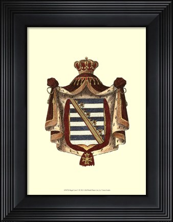 Framed Regal Crest V Print