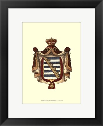 Framed Regal Crest V Print
