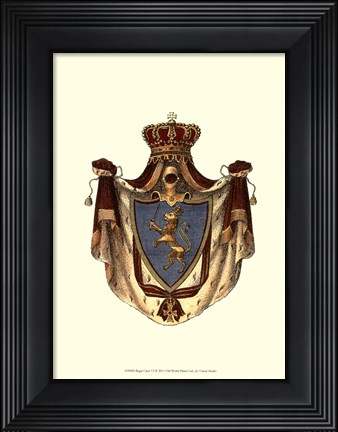 Framed Regal Crest VI Print