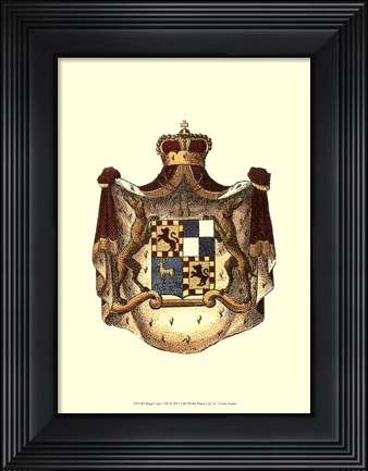 Framed Regal Crest VIII Print