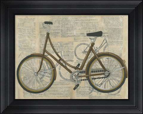 Framed Tour by Bicycle II Print