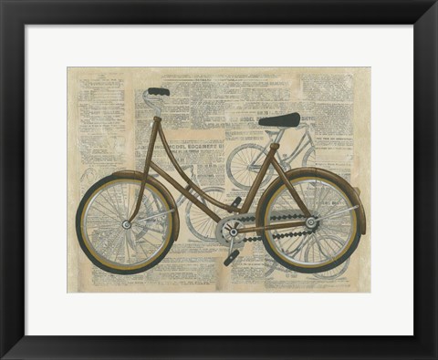 Framed Tour by Bicycle II Print