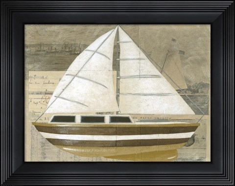 Framed Tour by Boat I Print