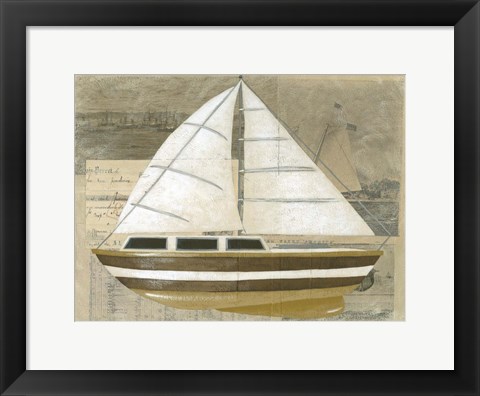 Framed Tour by Boat I Print