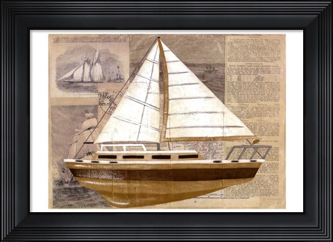 Framed Tour by Boat II Print