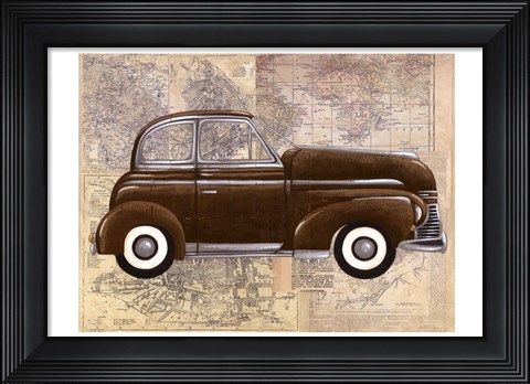 Framed Tour by Car I Print
