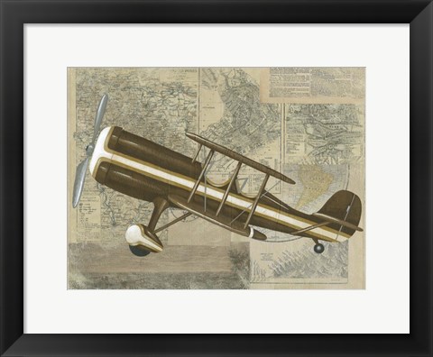 Framed Tour by Plane I Print