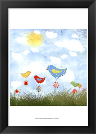 Framed Bird Land Print