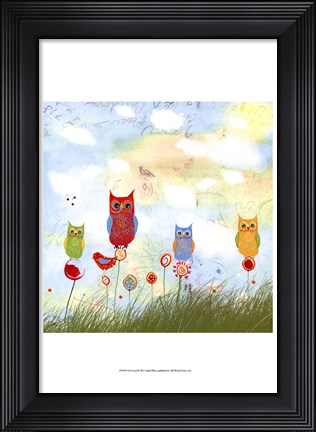 Framed Owl Land Print