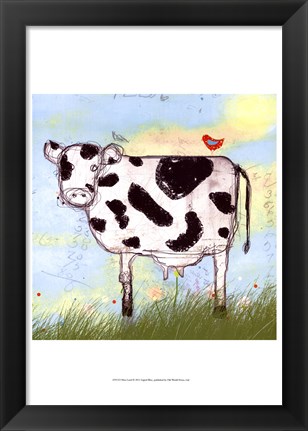 Framed Moo Land Print