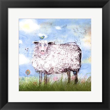 Framed Baa Land Print