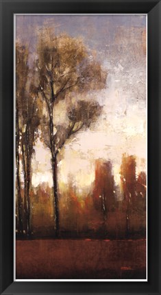 Framed Tall Trees II Print