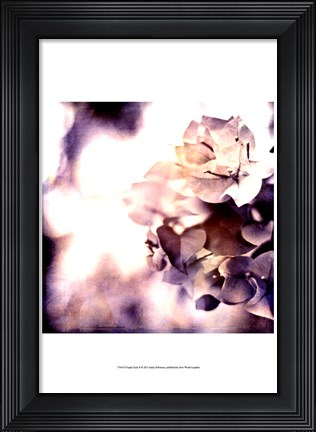Framed Purple Dusk II Print