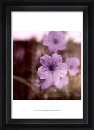 Framed Purple Tranquility II Print