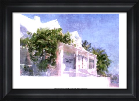 Framed Street Cottage II Print