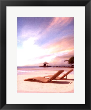 Framed Beside the Sea I Print