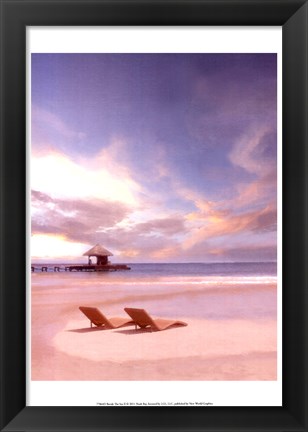 Framed Beside the Sea II Print