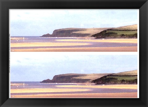 Framed 2-Up Sunlit Sands II Print