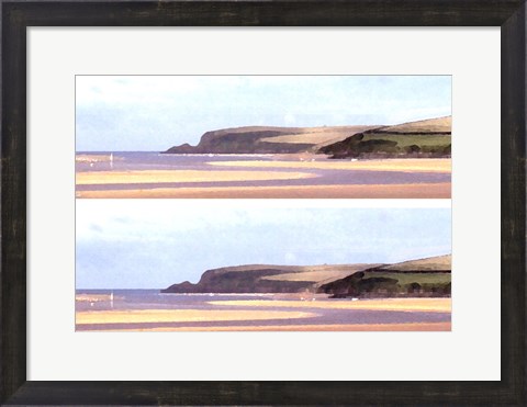 Framed 2-Up Sunlit Sands II Print