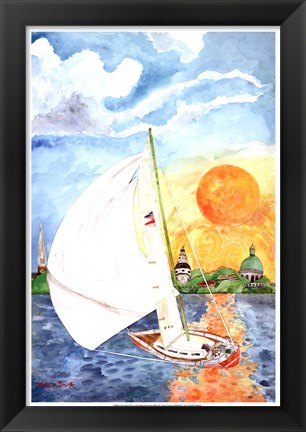 Framed Day Sail Print