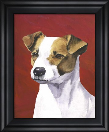 Framed Dog Portrait-Jack Print