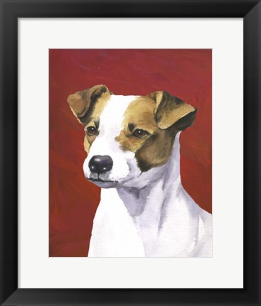 Framed Dog Portrait-Jack Print