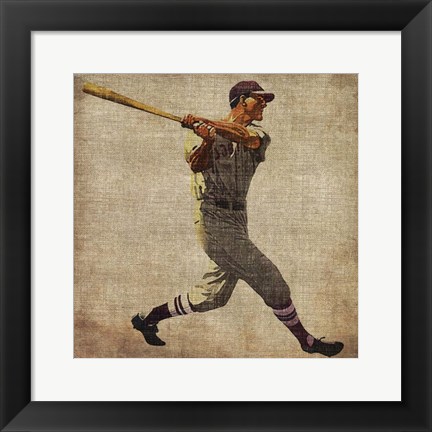 Framed Vintage Sports VI Print